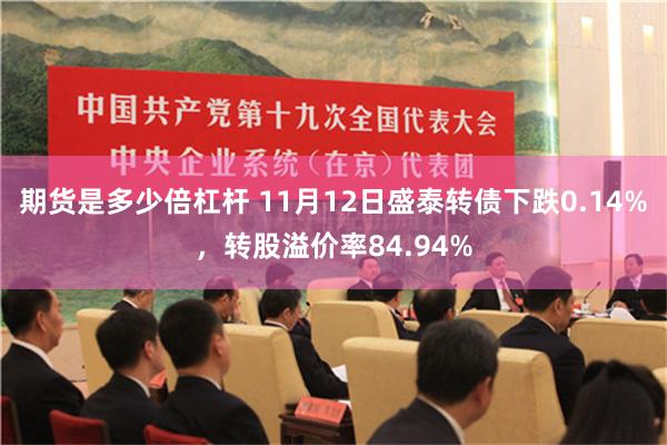 期货是多少倍杠杆 11月12日盛泰转债下跌0.14%，转股溢价率84.94%